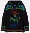 Polo Ralph Lauren Hooded Wool Sweater In Multi