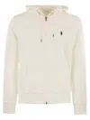Polo Ralph Lauren Hooded Zip-up Sweatshirt With Exclusive Polo Details In Multi