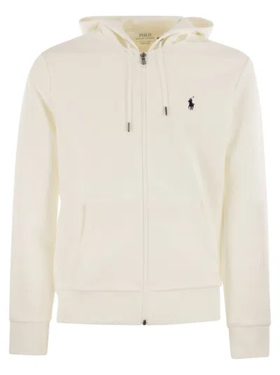 Polo Ralph Lauren Hooded Zip-up Sweatshirt With Exclusive Polo Details In Multi