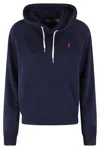 Polo Ralph Lauren Prl Shrknhd Long Sleeve Sweatshirt In Navy