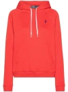 Polo Ralph Lauren Red Plush Cotton Sweatshirt In Rosa