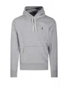 Polo Ralph Lauren Hooded Sweatshirt With Drawstring And Pocket In Gray
