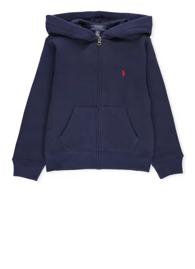 POLO RALPH LAUREN HOODIE WITH EMBROIDERED PONY