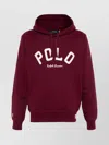 Polo Ralph Lauren Hoodie With Front Kangaroo Pocket In Red