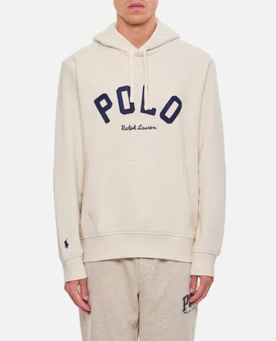 Polo Ralph Lauren Hoodie With Front Print In White