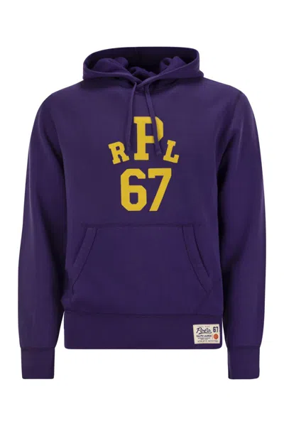 Polo Ralph Lauren Hoodie With Logo In Purple