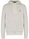 Polo Ralph Lauren Felpa In Cotone Grigio In Grey