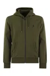 Polo Ralph Lauren Double Knit Cotton Blend Zip Hoodie