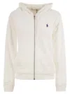Polo Ralph Lauren Hip-length Zip Hoodie With Drawstring Hood