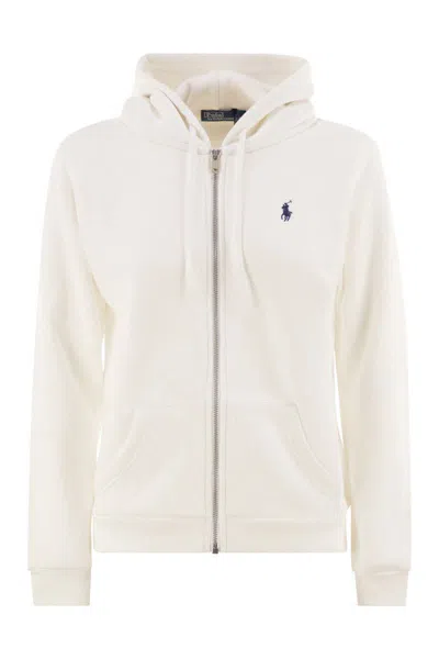 Polo Ralph Lauren Hoodie With Zip In White