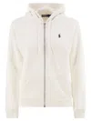 Polo Ralph Lauren Hip-length Zip Hoodie With Drawstring Hood