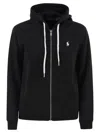 Polo Ralph Lauren Felpa In Misto Cotone Nero Donna