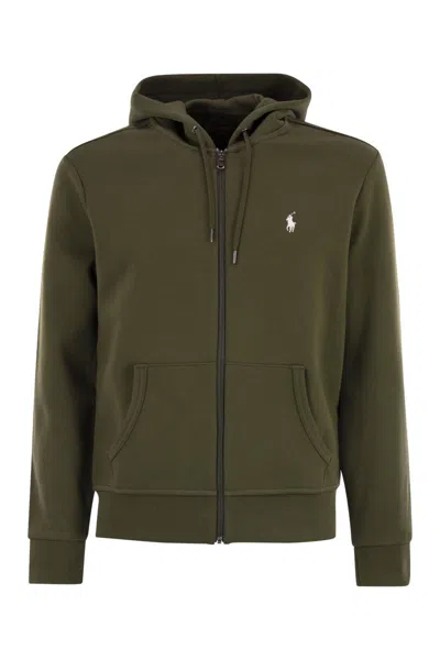 Polo Ralph Lauren Cotton Blend Sweatshirt In Black