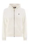 Polo Ralph Lauren Zip-up Hoodie With Exclusive Embroidered Pony In Animal Print