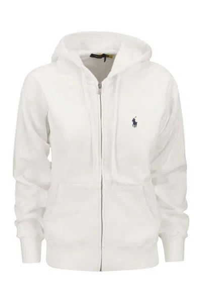 Polo Ralph Lauren Hoodie With Zip In White