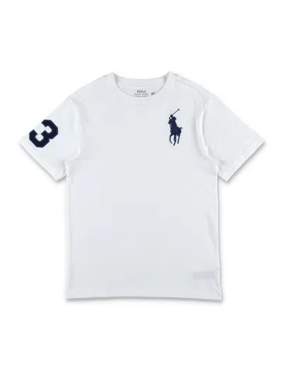 Polo Ralph Lauren Kids' Horse T-shirt In White