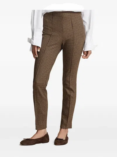 POLO RALPH LAUREN HOUNDSTOOTH-PATTERN TROUSERS