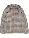 Polo Ralph Lauren Houndstooth Quilted Jacket In Neutrals
