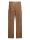 Polo Ralph Lauren Houndstooth Tailored Trousers In Brown