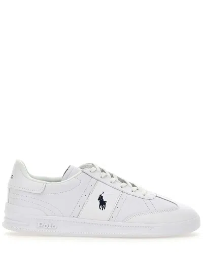 Polo Ralph Lauren Hrt Aera Sneakers In White