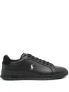 Polo Ralph Lauren Heritage Court Ii Sneakers In Black