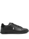 Polo Ralph Lauren Heritage Court Ii Sneakers In Black