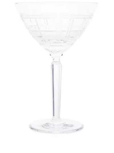 Polo Ralph Lauren Hudson Plaid Martini Glass In Neutrals
