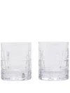 Polo Ralph Lauren Hudson Plaid-tumbler Glass In Neutrals