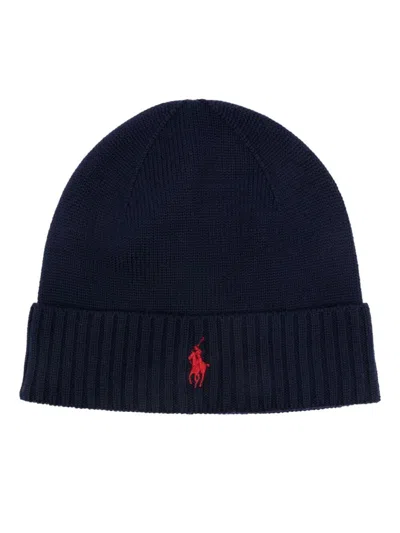 Polo Ralph Lauren Iconic Beanie In Blue