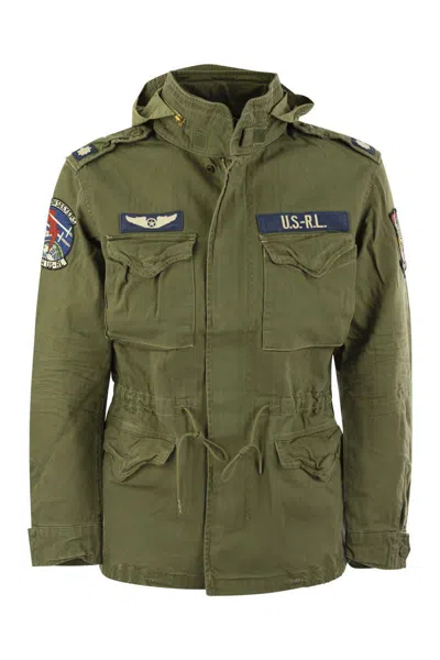 POLO RALPH LAUREN POLO RALPH LAUREN ICONIC MILITARY JACKET WITH PATCH