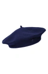 Polo Ralph Lauren Icons Wool Beret In Blue