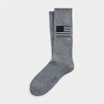 Polo Ralph Lauren Indigo Flag Marled Ragg Socks