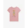 Polo Ralph Lauren Bear-print T-shirt In Pink