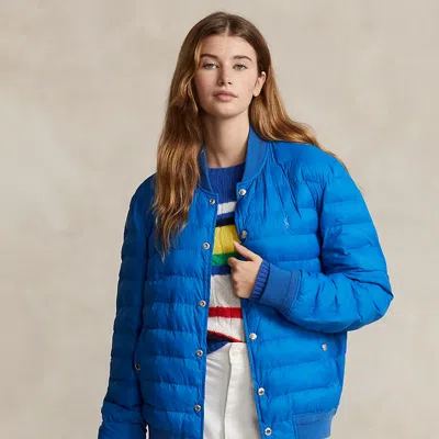 Polo Ralph Lauren Insulated Bomber Jacket In Blue