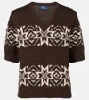 Polo Ralph Lauren Intarisa Cotton And Wool Sweater In Brown