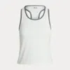 Polo Ralph Lauren Interlock Performance Tank In Ceramic White/navy Multi