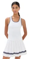 Polo Ralph Lauren Interlock Performance Tank Ceramic White/rfd Navy Multi In Ceramic White/rfd Navy Multi