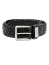 Polo Ralph Lauren Interwoven Belt In Black