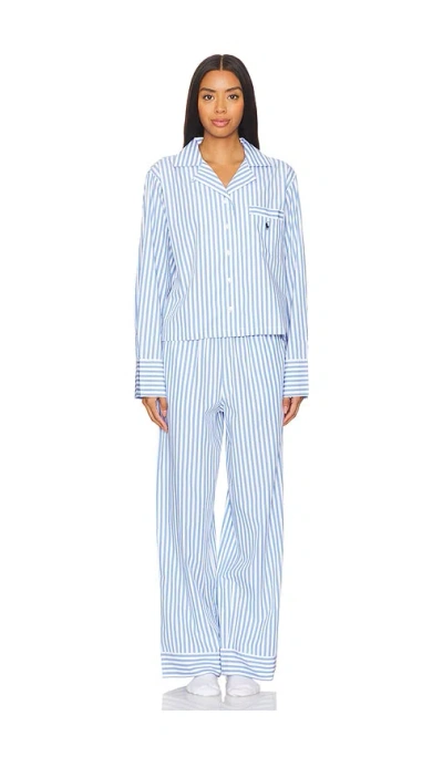 Polo Ralph Lauren Pajama Set In Wide Stripes