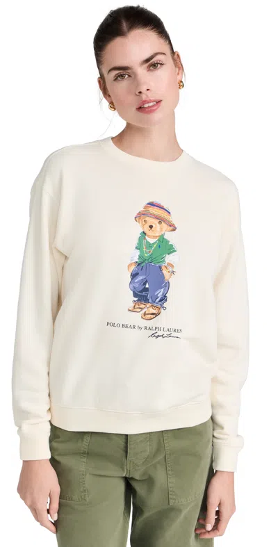 Polo Ralph Lauren Island Bear Sweatshirt Antique Cream