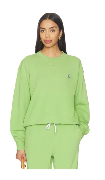 Polo Ralph Lauren Island Crew Neck Sweatshirt In Green