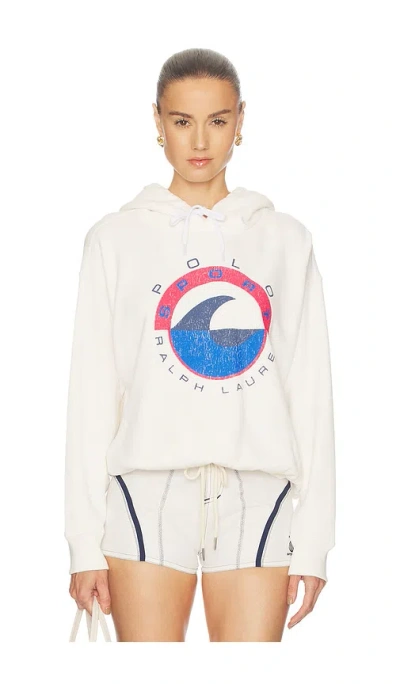 Polo Ralph Lauren Island Fleece Hooded Sweatshirt In Neutral