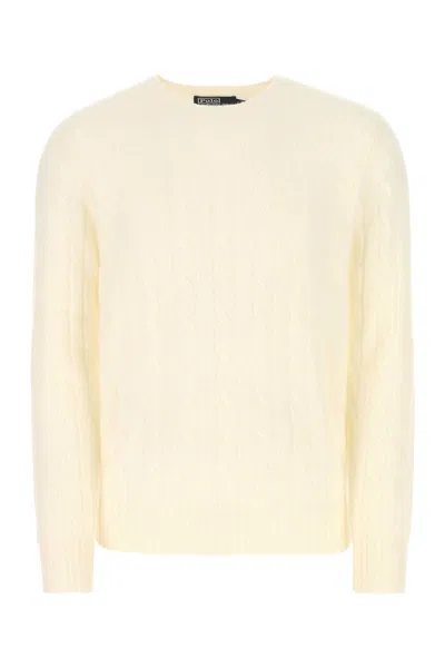 Polo Ralph Lauren Ivory Cashmere Sweater In 010