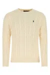 Polo Ralph Lauren Cable-knit Wool-cashmere Sweater In White