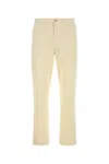 Polo Ralph Lauren Stretch Corduroy Trousers With Pockets And Loops In White