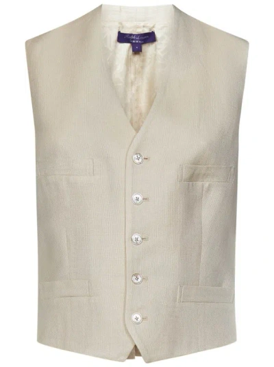 Polo Ralph Lauren Ivory Waistcoat In Neutrals