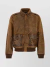 Polo Ralph Lauren Giacca In Pelle Marrone Uomo In Brown