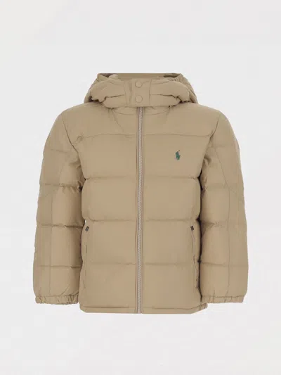 Polo Ralph Lauren Jacket  Kids Color Beige In Brown