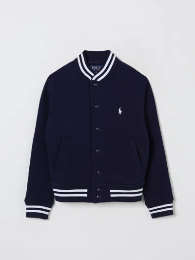 POLO RALPH LAUREN JACKET POLO RALPH LAUREN KIDS COLOR NAVY,426565045