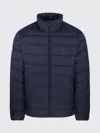 Polo Ralph Lauren Quilted Blue Recycled Polyester Puffer Jacket In Blue